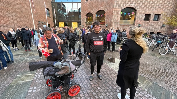 Foto: Også tidligere år har der været afgang fra Holstebro Rådhus.